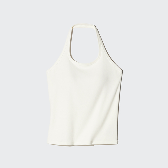 エアリズムコットンオープンバックホルターブラトップ