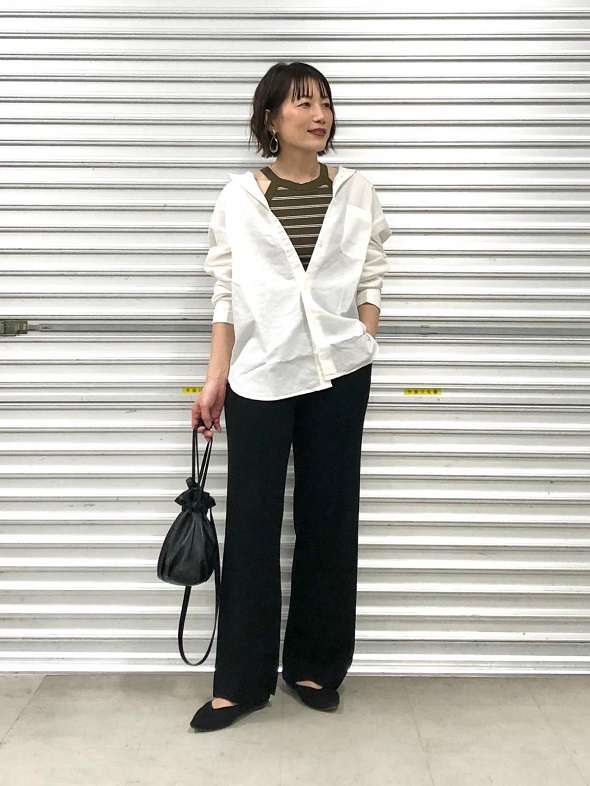 ホルターネックブラタンクトップ “ボーダーは太って見える”というイメージをくつがえす