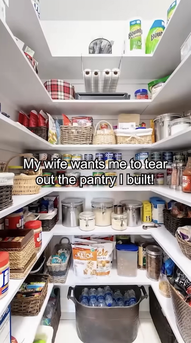 改装前のパントリー