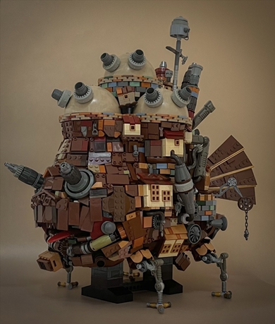 レゴで作ったハウルの動く城