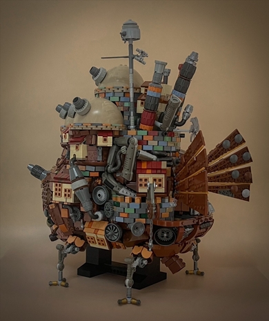 レゴで作ったハウルの動く城