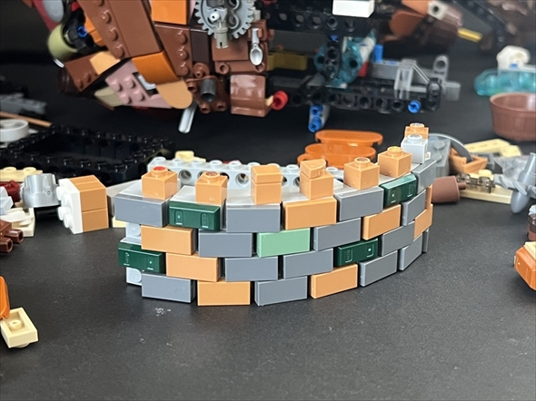 レゴで作ったハウルの動く城