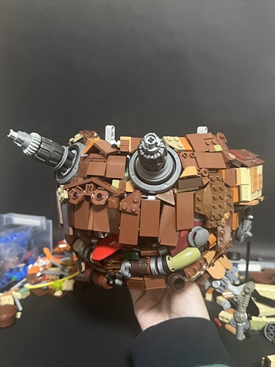 レゴで作ったハウルの動く城