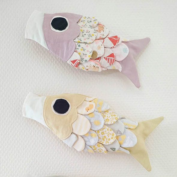 ベビー服で作ったこいのぼり