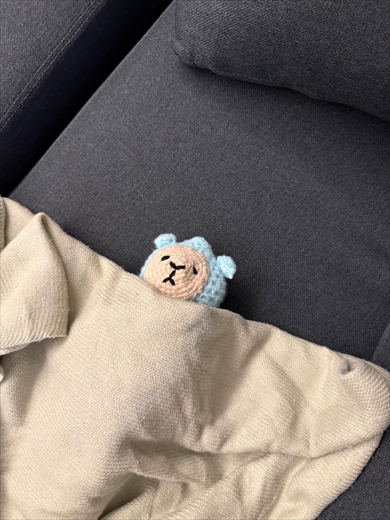 編み図通り作ったのに細長くなったあみぐるみ