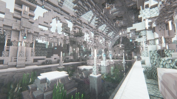 マインクラフトで作った植物園