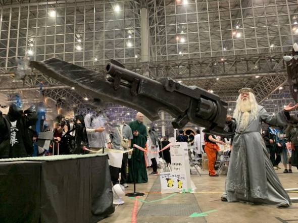 本物みたいなダンブルドアのコスプレ