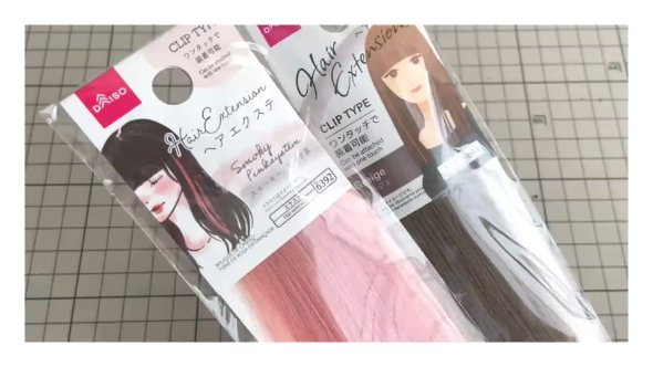 ダイソー ヘアエクステ ドールウィッグ 作る 制作 メイキング