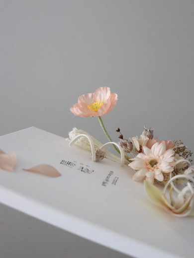 花デザインの命名書