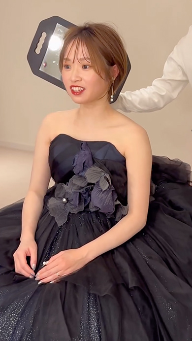 結婚式で制限時間15分のお色直しカット