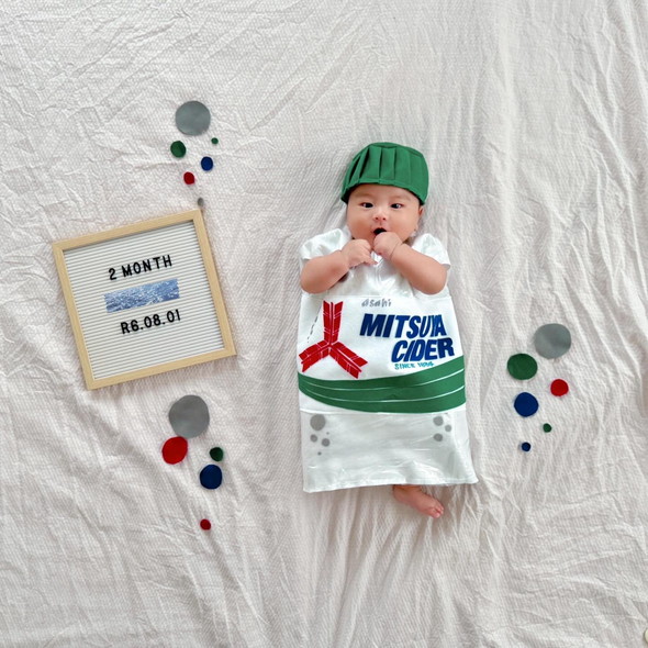 赤ちゃんのマンスリーフォト