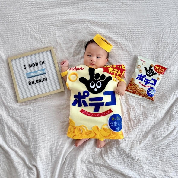 赤ちゃんのマンスリーフォト