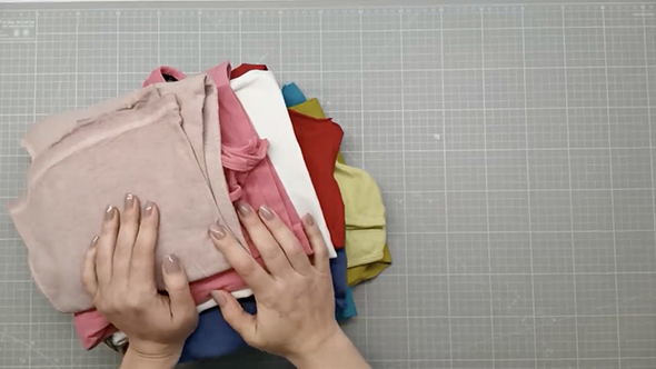 古いTシャツを再利用