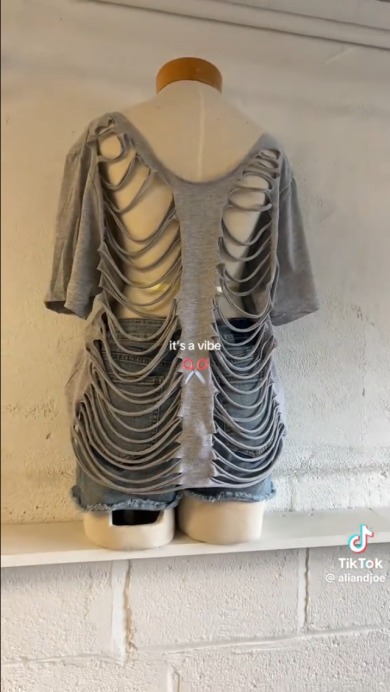 Tシャツをリメイク