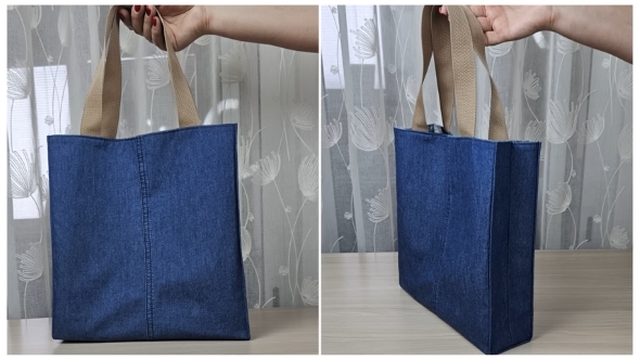 ビーチバッグの完成