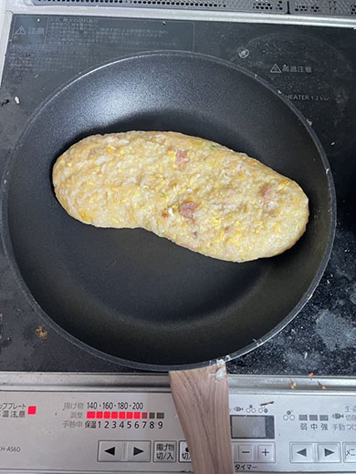 チャーハンを作ろうとしたらできたもの