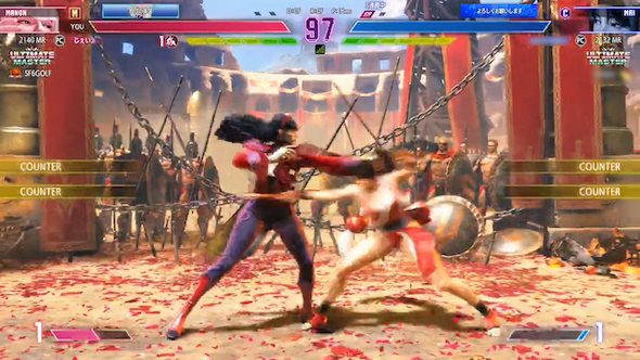 スト6上級者同士のバトル