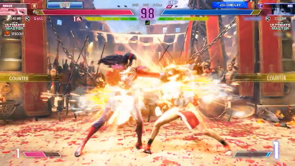 スト6上級者同士のバトル