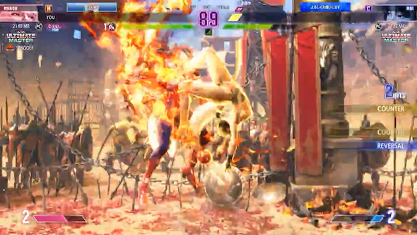 スト6上級者同士のバトル