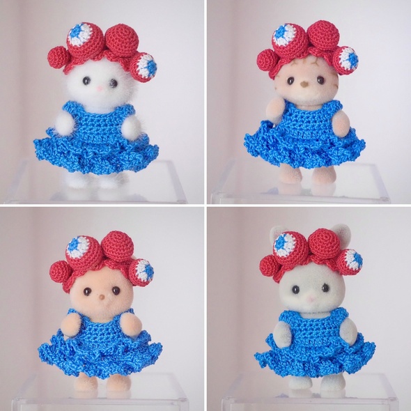 シルバニアファミリーをミャクミャク概念コーデ