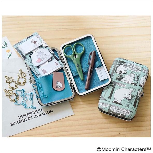 MOOMINハードケース付き携帯できる文具7点セット
