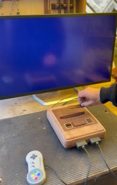 好きなスーファミキャラを30mm×30mmの木で作りあげます！ 好きな