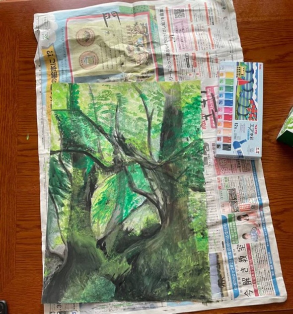 小学5年生のときに描いた絵→それから4年後……