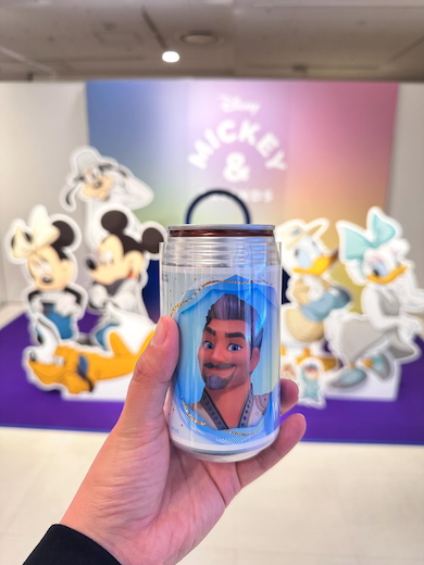 ディズニー缶飲料自販機で購入した商品