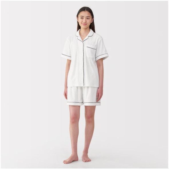 無印良品 婦人 着るタオル 半袖パジャマ