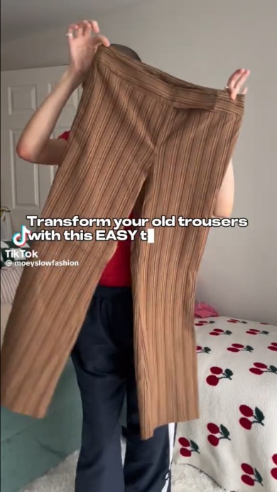 パンツをリメイク