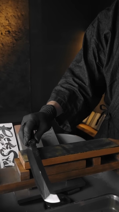 包丁研ぎ終わり