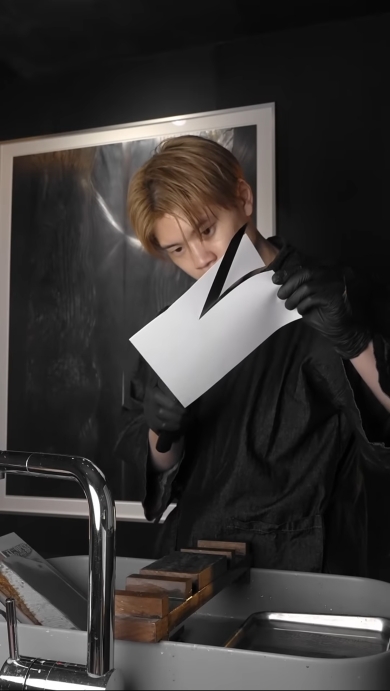 紙で切れ味をチェック