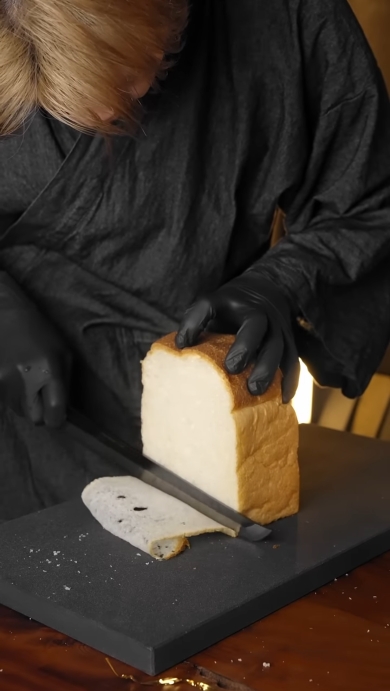 研磨語食パン切り終わり