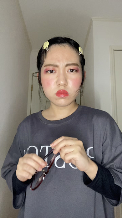 女神降臨 再現メイク