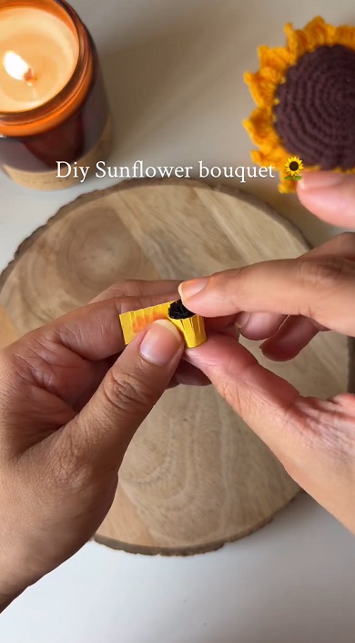 ひまわりのミニブーケ02