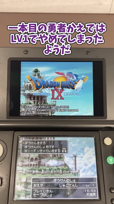 ドラクエ9」を大量購入→中のデータを見てみると…… とんでもない