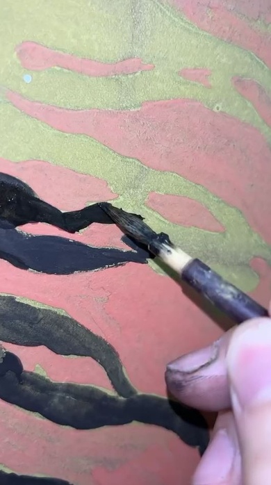 藝大生に「かっこいいい虎の絵描いて」と頼んだら……