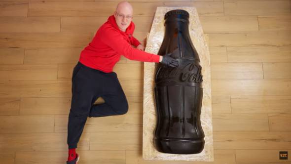 巨大なコーラグミを作る
