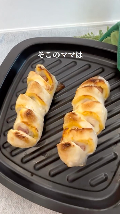 食パンで作るウインナーエピ