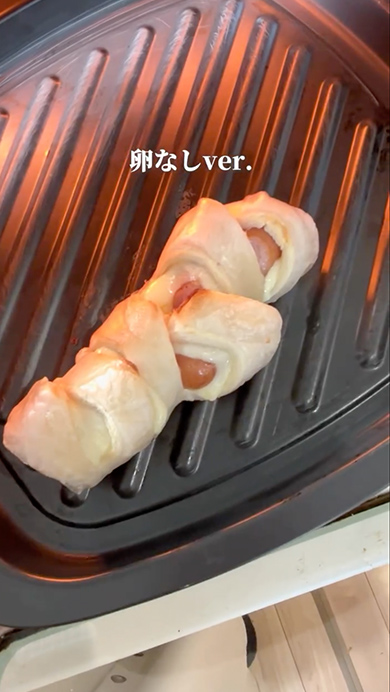 食パンで作るウインナーエピ