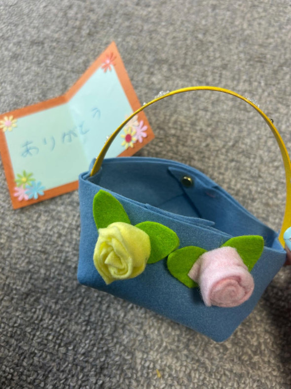 小学4年生の息子が作ったフェルト作品