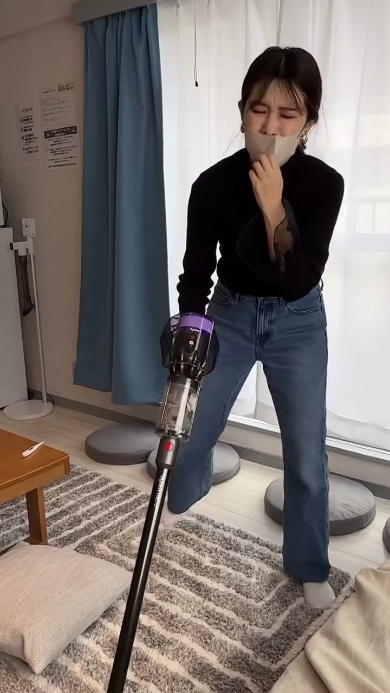 体調を崩しても家事をする妻