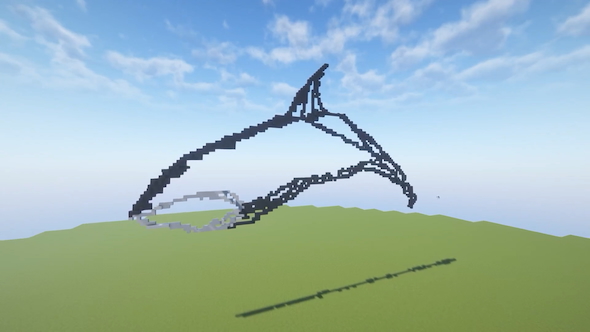 マインクラフトでシャチを作る