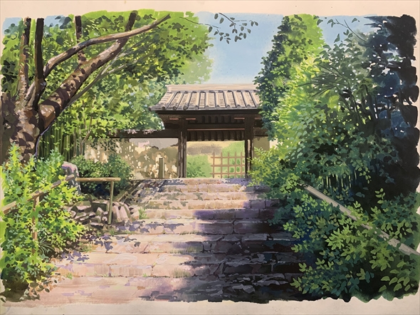 アニメの背景美術さんの画力ビフォーアフター