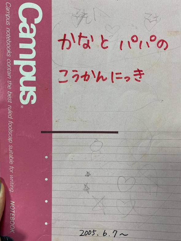 父娘の交換日記