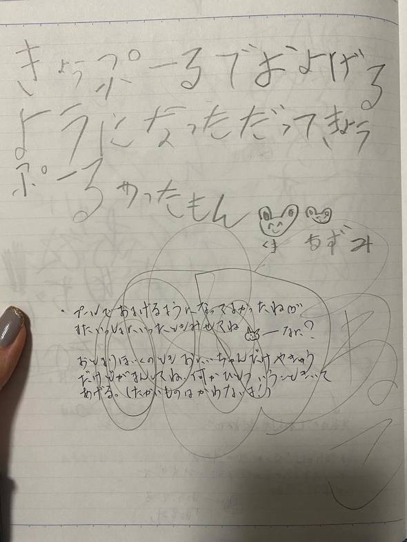 父娘の交換日記