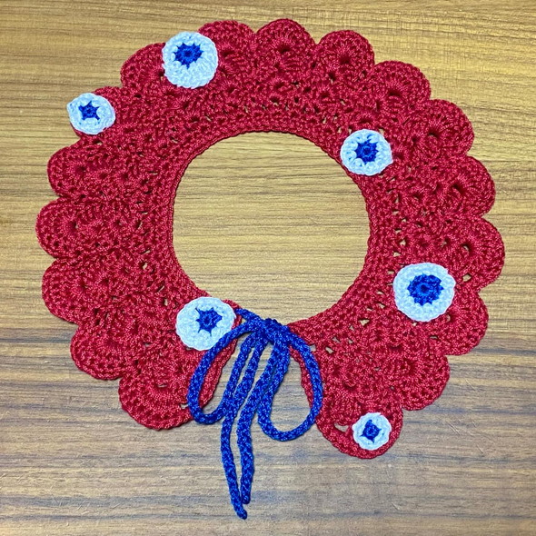 ミャクミャクモチーフのつけ襟