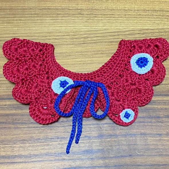 ミャクミャクモチーフのつけ襟