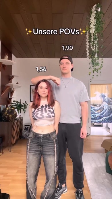 身長差は約35センチ