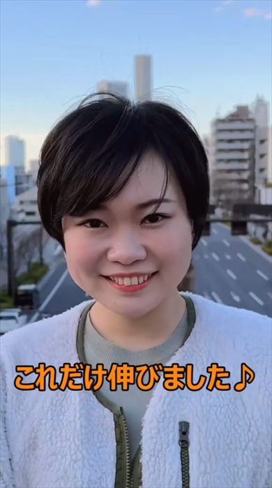 役作りでスキンヘッドにした女性